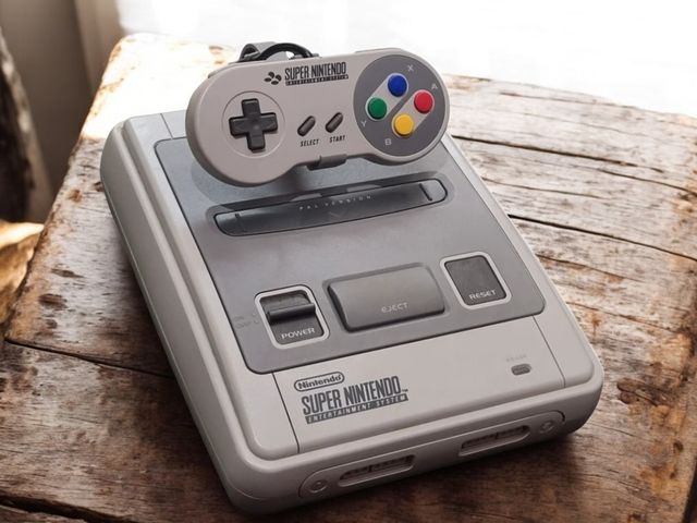 SNES - Stand Console e Controller