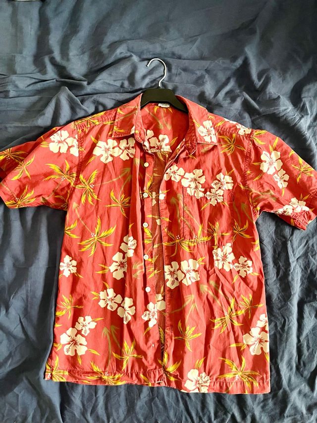 Camisa hawaiana Old Navy roja - Talla S