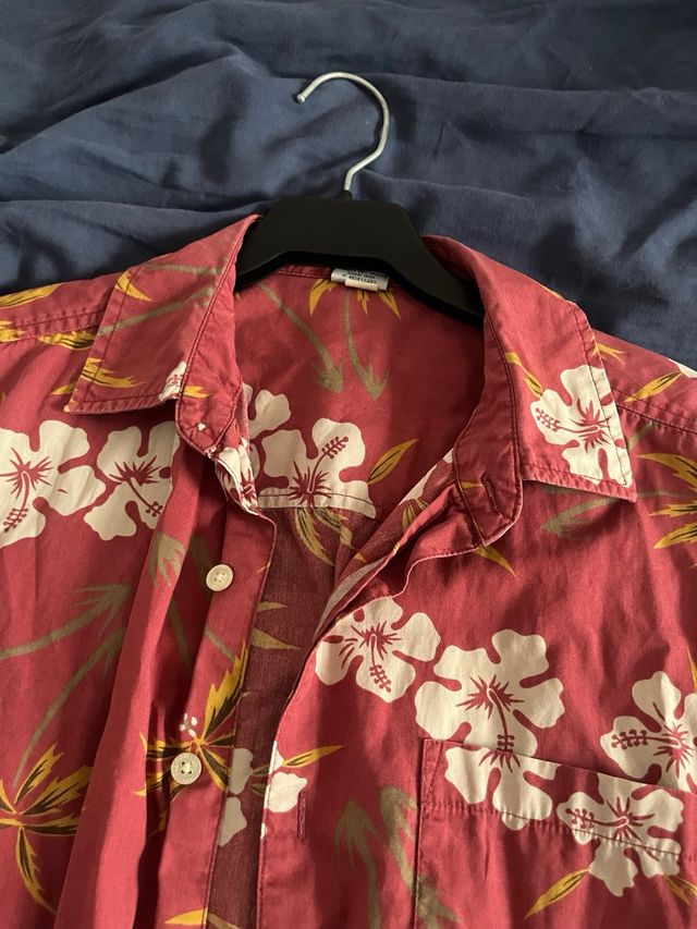 Camisa hawaiana Old Navy roja - Talla S