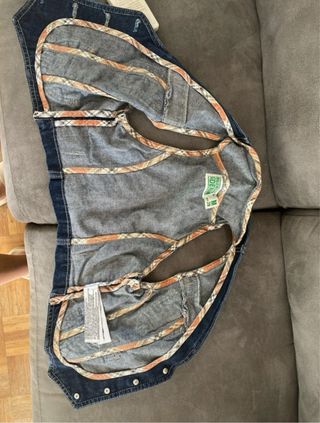 Chaleco vaquero Bershka M