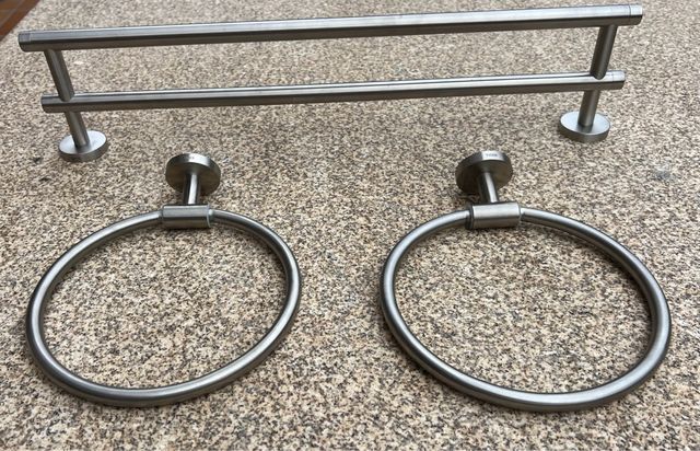 Set de toalleros Tiger Boston - inox. cepillado