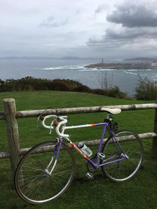 Bicicleta carretera clásica