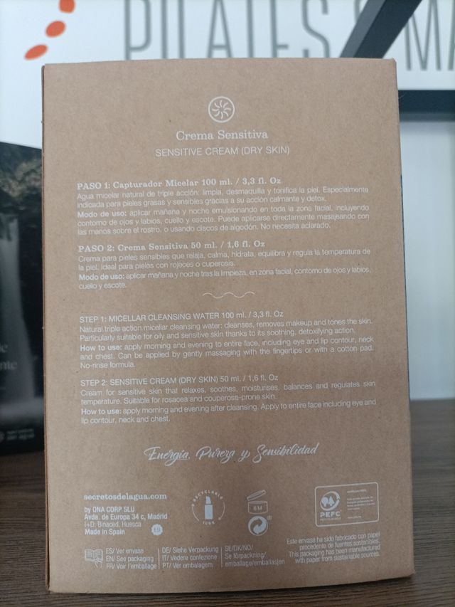 Crema sensitiva Secretos del Agua