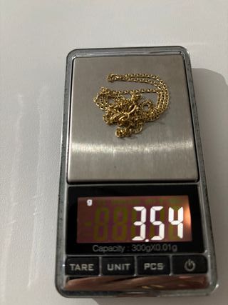 Cadena oro 18k - fina