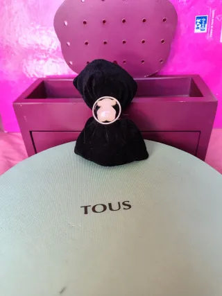 Anillo Tous Oso Rosa
