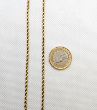 Cadena Oro 18K Cordón Salomónico Macizo, 14,7gr