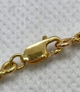 Cadena Oro 18K Cordón Salomónico Macizo, 14,7gr
