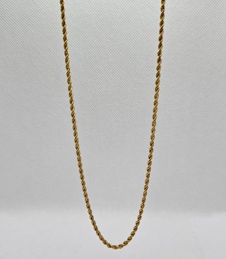Cadena Oro 18K Cordón Salomónico Macizo, 14,7gr