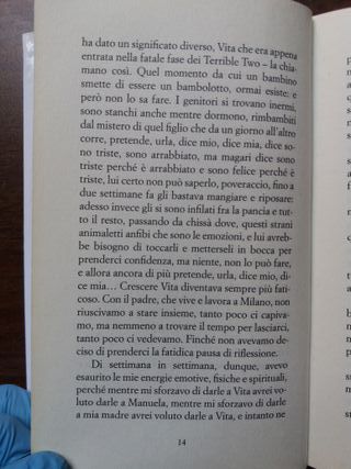 libro come il mare in un bicchiere di c. gamberale