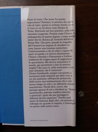 libro come il mare in un bicchiere di c. gamberale