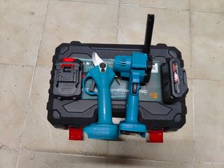 Kit potatura elettrico: forbici e motosega