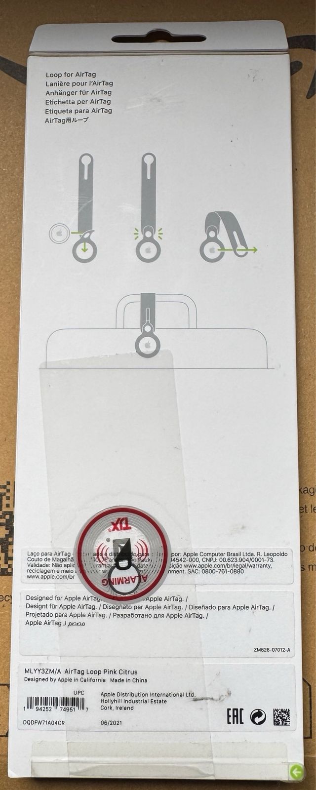 AirTag Loop Correa Rosa