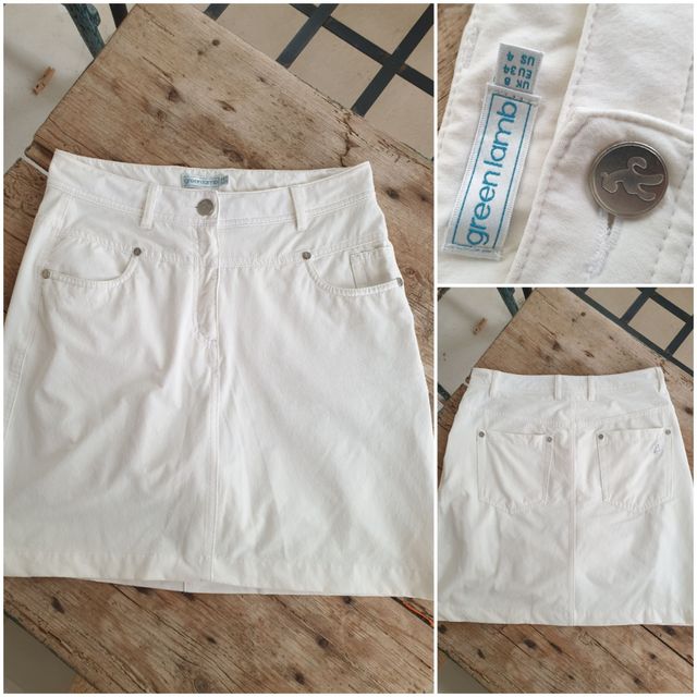 Falda GreenLamb blanca M