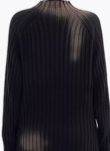 Vintage knitted Tie-Dye ribbed sweater y2k retro