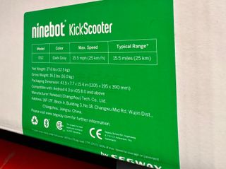 Ninebot KickScooter ES2 - Gris oscuro