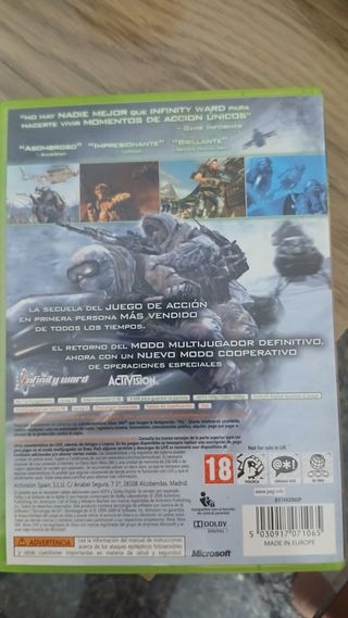Call of Duty MW2 Xbox 360 PAL