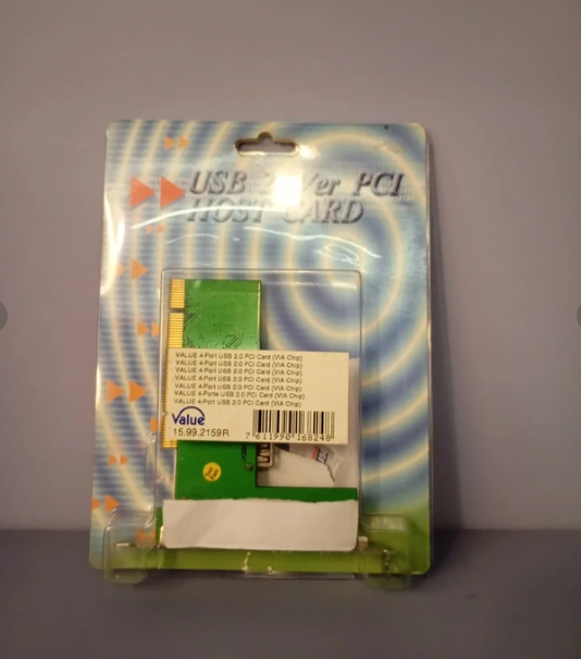 Placa USB 4 Portas Value PCI