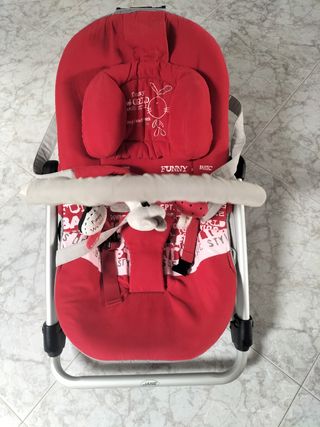 Hamaca bebé Jané roja