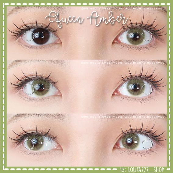 Lentillas Queen Amber Verdes