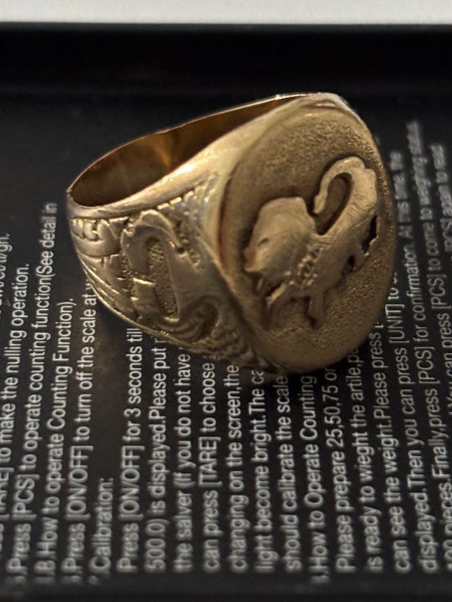 Anillo Sello Oro Antiguo