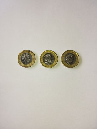 3 Monedas Libra 2016-2017