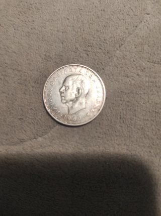 Moneda Griega 20 Dracmas 1960