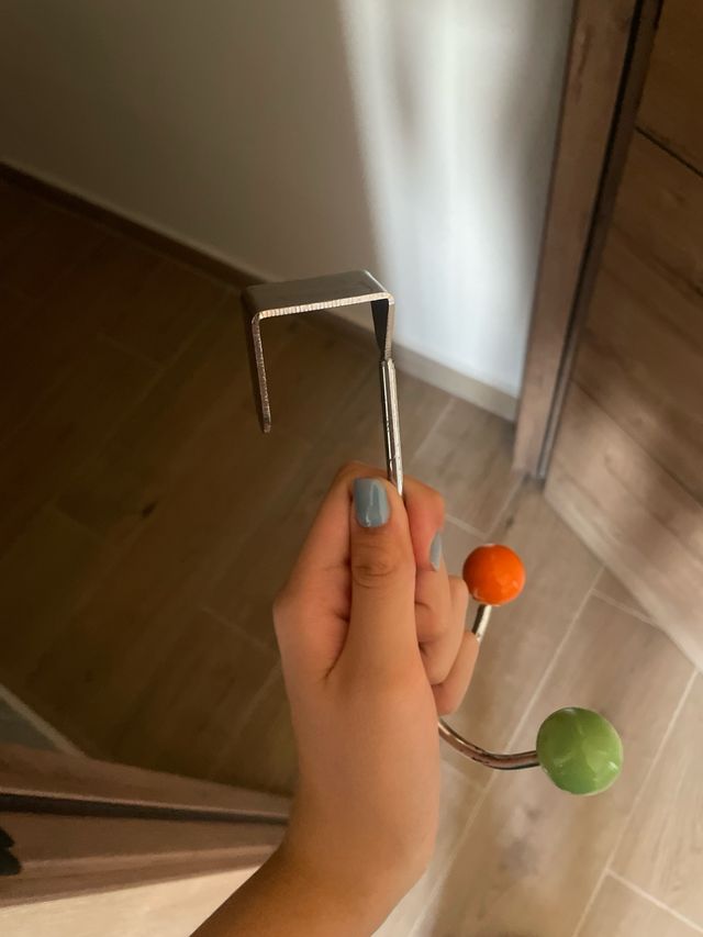 3 Percheros de Pared - Ganchos metálicos