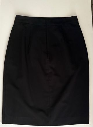 Falda midi negra