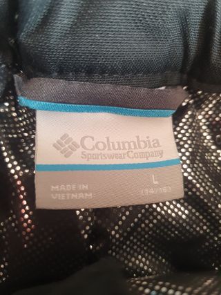 Pantalón Columbia L - Esquí. Para 14-16 años
