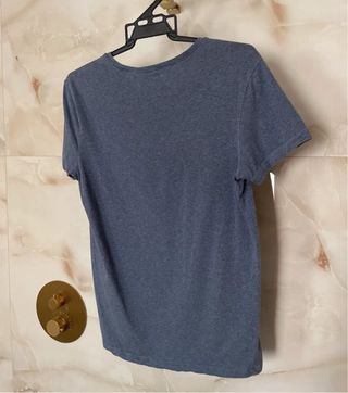 Camiseta Guess azul talla M algodón 100%