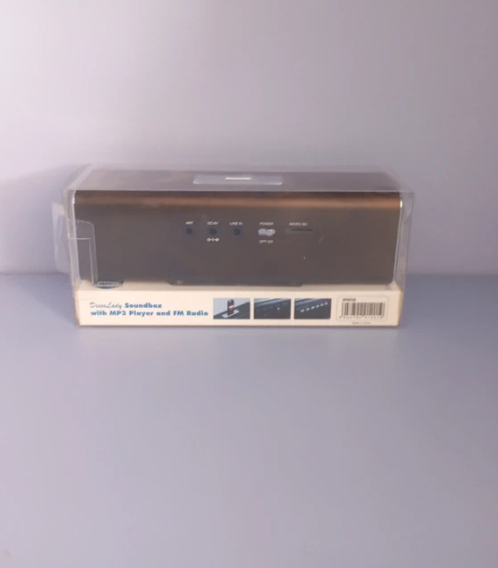 Caixa Som LogiLink MP3 - Dourada