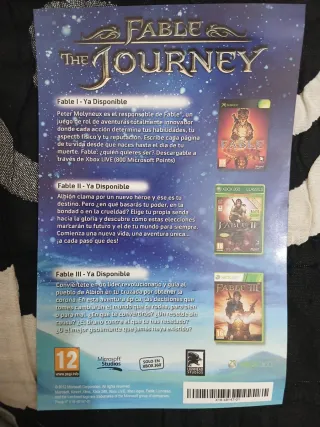 FABLE The Journey Kinect Xbox 360