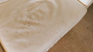Sofá chaise longue piel blanco