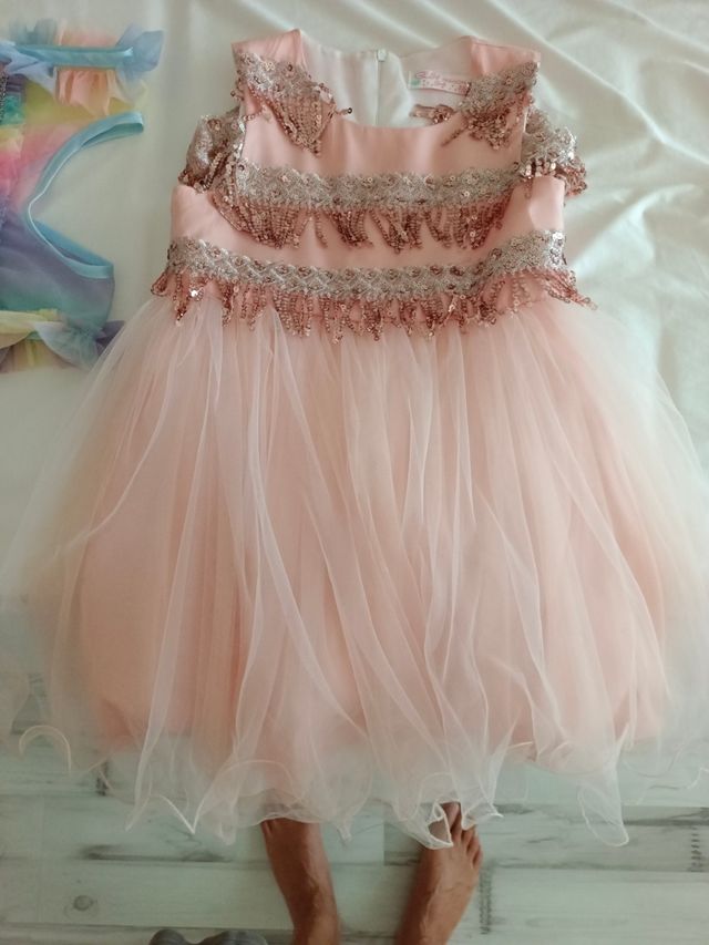 Vestido niña Gilbi Fashion - Rosa