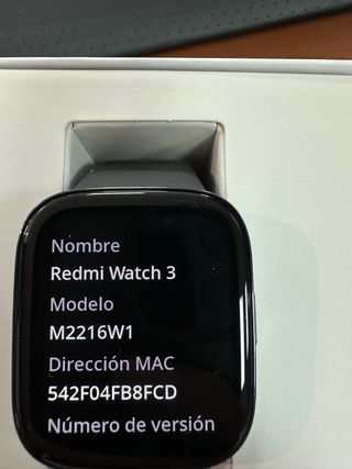 Xiaomi Redmi Watch 3 - Smartwatch Negro#E06138