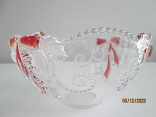 Frutero Cristal Rojo Transparente