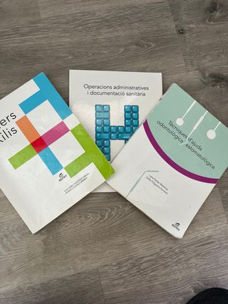 Libros grado medio Auxiliar de enfermería 