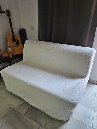 Sofá cama Ikea - 2 plazas - 2 fundas originales.