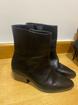 Botas negras mujer tacón bajo