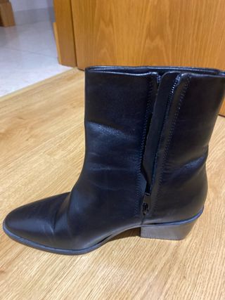 Botas negras mujer tacón bajo
