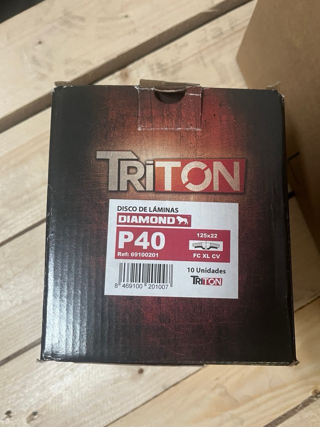 Disco diamante Tritón P40 125x22mm