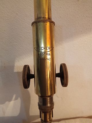 Microscopio antiguo Reichert Austria