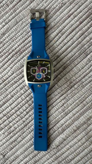 Reloj Diesel azul y plata