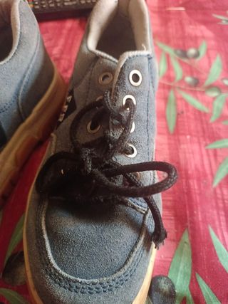 Zapatillas Playeras Mujer Azul ver fotos