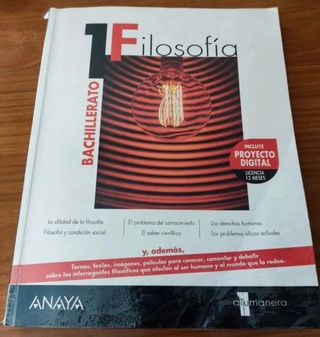 LIBROS DE 1º BACHILLER DEL INSTITUTO BUERO VALLEJO