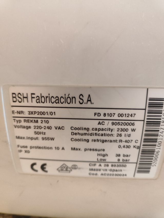 Aire acondicionado portatil Balay - Portátil