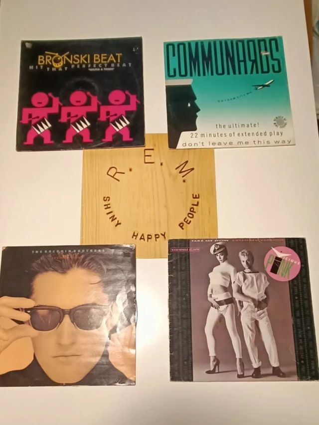 5 Maxi-Singles Vinilos - Años 80