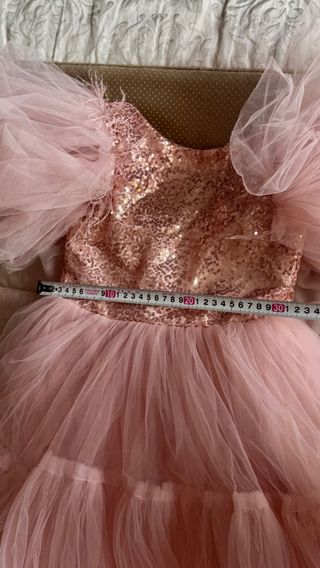 Vestido niña rosa - fiesta