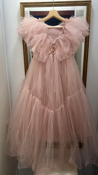 Vestido niña rosa - fiesta