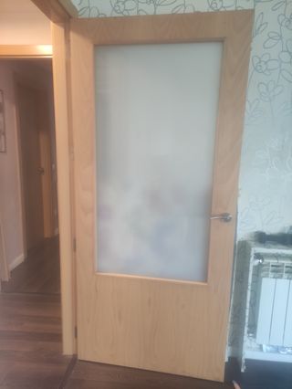 Puerta interior con cristal